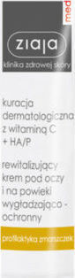 Ziaja Med Крем за Очите с SPF15 срещу Черни Кръгове с Хиалуронова Киселина & Витамин С 15мл