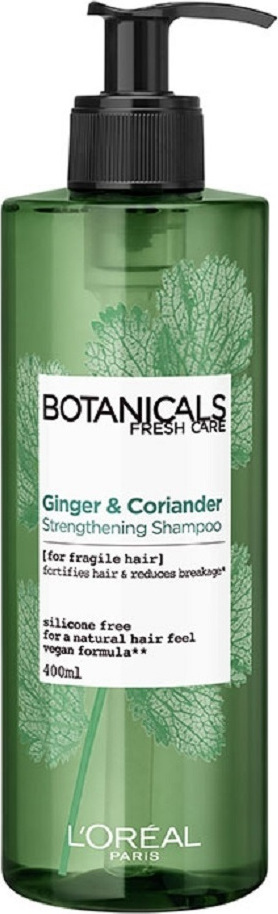 L'Oreal Paris Botanicals Ginger & Coriander Strengthening Shampoo 400ml ...