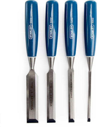 Stanley Meißel mit Skewed Klinge mit Kunststoff Griff Set 4Stück