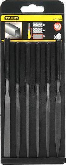 Stanley 0-22-500 Set of Files Without Handle 6pcs
