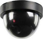 Dummy Surveillance Dome Camera Black