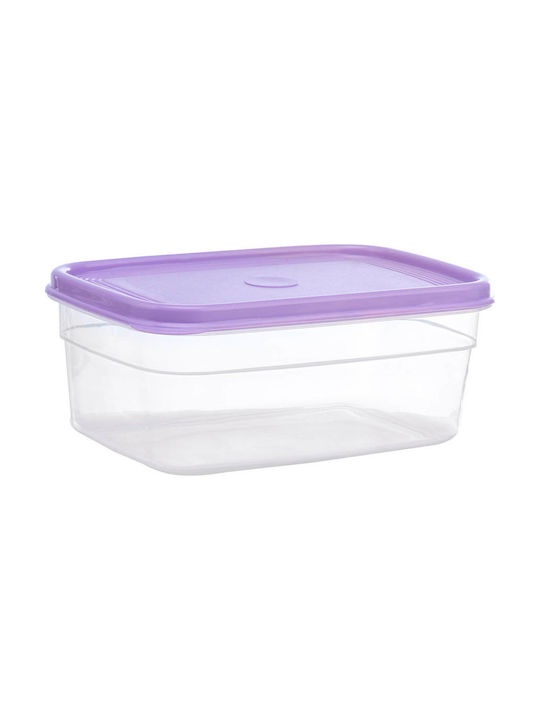 Chroma Lunch Box Plastic Μωβ Suitable for for Lid for Microwave Oven 1700ml 1pcs