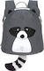 Laessig About Friends Raccoon School Bag Backpack Kindergarten Gray