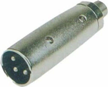 Comp Converter XLR male to RCA female Silver 5pcs 01.095.0053