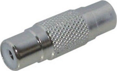 Μετατροπέας RCA female σε RCA female Ασημί 10τμχ 01.099.0150