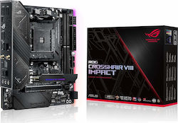 Asus ROG Crosshair VIII Impact X570 Wi-Fi Placă de bază Mini DTX cu AMD AM4 Socket