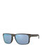Oakley Holbrook XL Woodgrain Collection Men's Sunglasses with Gray Frame and Light Blue Polarized Mirror Lens