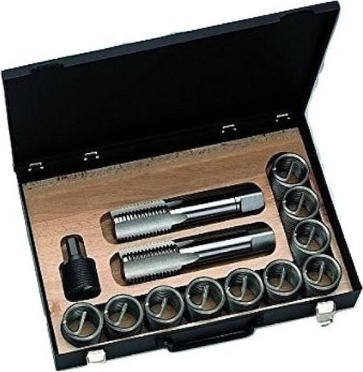 Voelkel 04193 Комплект за Поправка на Резби 1/2"x14 13бр