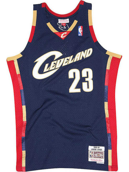 Mitchell & Ness LeBron James Cleveland Cavaliers 2008-09 SMJYGS18156-CCANAVY08LJA Jersey Style Basketball