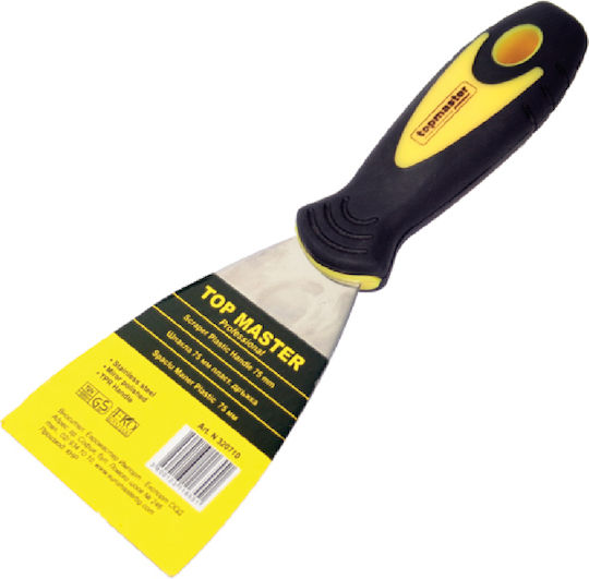 Topmaster Putty Knife with Plastic Handle 100mm Joint Knife Inox 100mm with Plastic Handle 320715 10-0512
