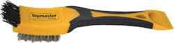 Topmaster Topmaster Drahtbürste 2 Materialien Inox & Nylon Bürste Handfeger für die Arbeit 390800 10-3696