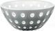 Guzzini La Murrine Plastic Salad Bowl Gray 25x25cm