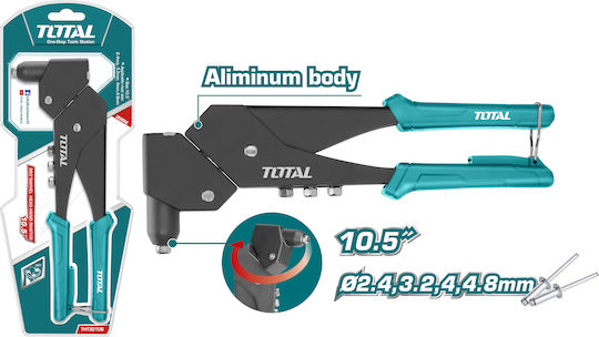 Total THT32106 Riveter Gun Type Rotating Head Length 260mm