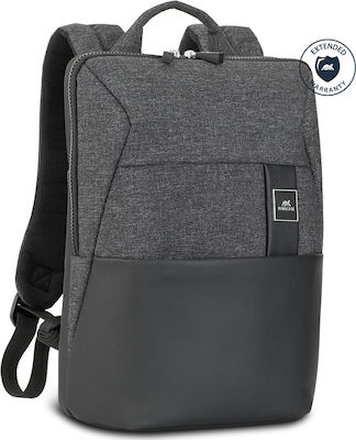 Rivacase Lantau Wasserdicht Tasche Rucksack für Laptop 13.3" in Schwarz Farbe