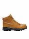 Nike Manoa Ltr GS Kids Leather Boots with Lace Beige