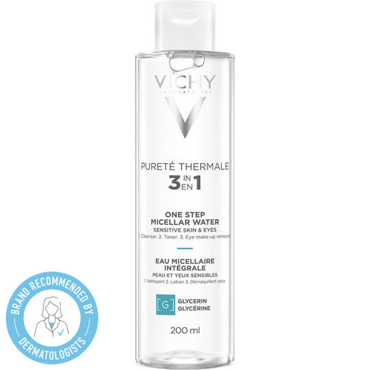Vichy Purete Thermale Micellar Water Αφαίρεσης Μακιγιάζ Προσώπου & Ματιών 200ml