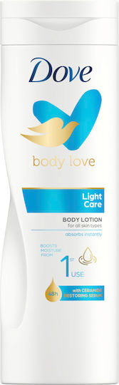 Dove Light Hydro Feuchtigkeitsspendende Lotion Körperpflege für Alle Hauttypen 400ml