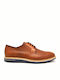 Damiani 692 Men's Leather Casual Shoes Tabac Brown