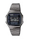 Casio Vintage Iconic Digital Watch Battery with Silver Metal Bracelet