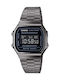 Casio Vintage Iconic Digital Men's Watch 36.3mm Battery with Silver Metal Bracelet