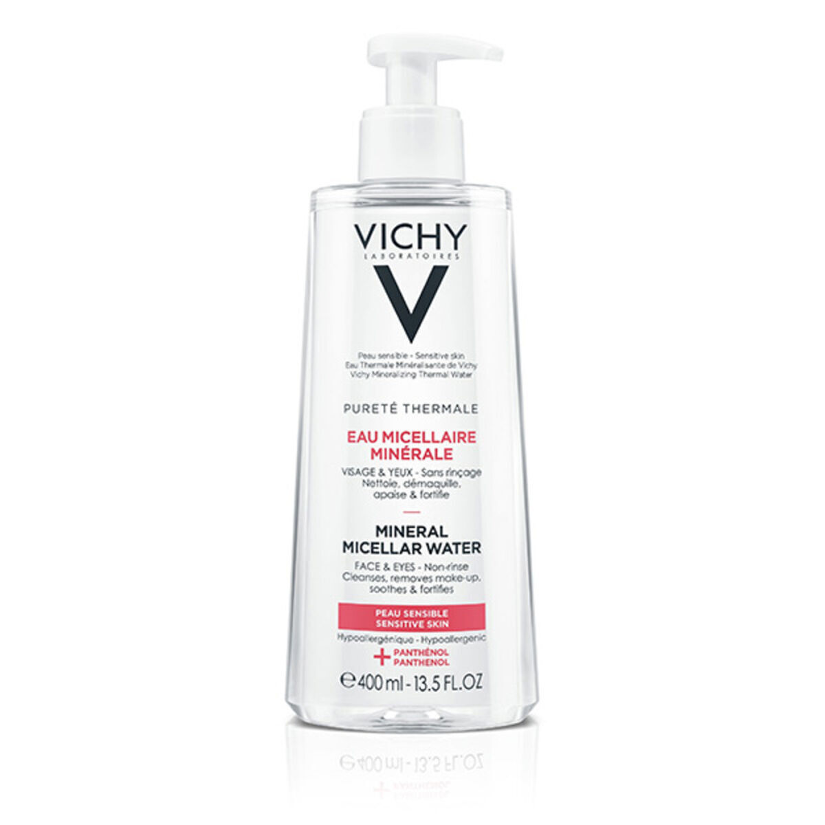 Vichy Purete Thermale Micellar Water Αφαίρεσης Μακιγιάζ Προσώπου & Ματιών 400ml