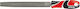 Yato YT-6188 Λίμα Πολλαπλής Χρήσης 200mm Ημιστρόγγυλη με Λαβή