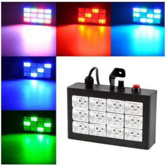 Φωτορυθμικό LED Disco Light Room Strobe 12 RGB