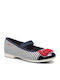 Kids Anatomic Ballerinas Plie with Elastic Strap Navy Blue