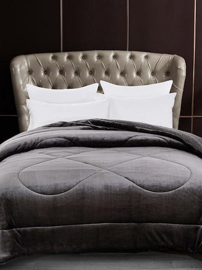 Sunshine Duvet Cover Queen 220x240cm Coral Αnthracite