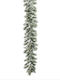 JK Home Decoration 270cm Christmas Garland White 270x27cm 1pc