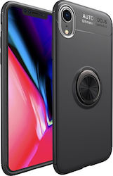 Forcell Silicone Back Cover Black (iPhone XR)