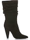 Exe Suede High Heel Women's Boots Bruna 855 Black