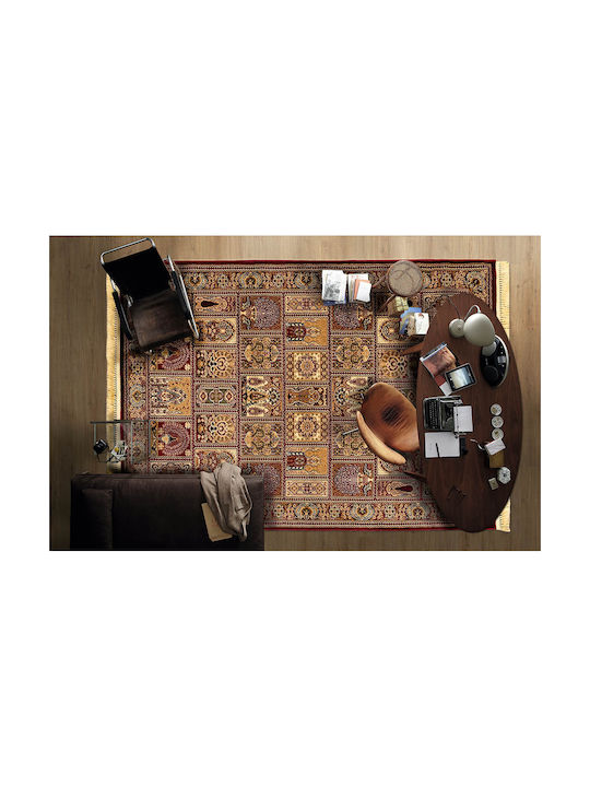 Newplan Persia 6283 Burgundy Με Κροσσι Σετ Χαλιά Κρεβατοκάμαρας Klassik Μπορντό 5-30-KLASSIK-6283A-SET067(2x140,1x200) 3τμχ
