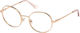 Guess Weiblich Metallisch Brillenrahmen Gold GU...