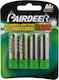Pairdeer Презареждащи батерии AA Ni-MH 2600mAh 1.2V 4бр