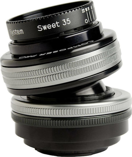 Lensbaby Cadru complet Obiectiv Foto Composer Pro II with Sweet 35 Optic Standard / Tilt-Shift pentru Montura Canon RF Black