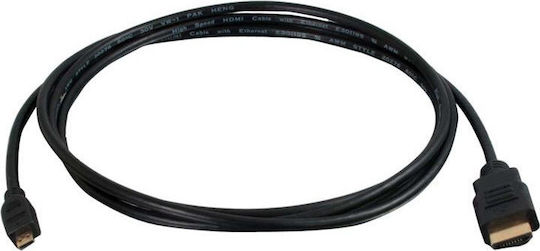 C2G HDMI 1.4 High Speed 1080p 120Hz Cable HDMI Male - Micro HDMI Male Length 1m Black