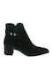 New Matic 301 Suede Women's Ankle Boots Black