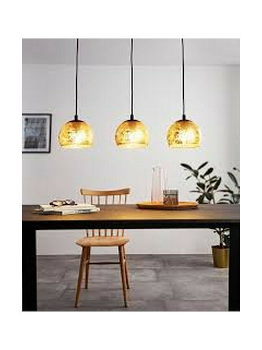 Eglo Albaraccin Pendant Light Yellow with Socket E27