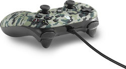 Spartan Gear Oplon Ενσύρματο Gamepad για PC / PS3 Green Camouflage