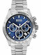 Boss Hero Men's Watch 43mm Chronograph Battery with Silver Metal Bracelet