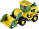 Mic O Mic Plastic Construction Toy Excavator