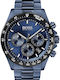 Boss Hero Men's Watch 43mm Chronograph Battery with Blue Metal Bracelet