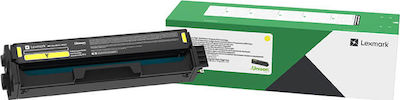 Lexmark C3220Y0 Toner Kit tambur imprimantă laser Galben Program de returnare 1500 Pagini printate