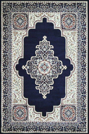 Sprintzio Qom Schlafzimmer-Teppichsets Wolle Blau Barock 3 Stück Sprintzio Qom Schlafzimmer-Teppichsets Wolle Blau Barock 3 Stück