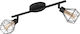 Eglo Zapata Double Spot with Socket G9 in Black Color