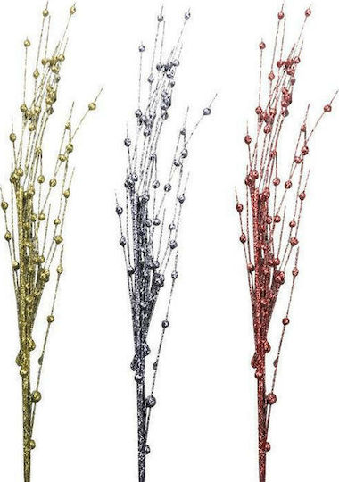 XMASfest Χριστουγεννιάτικο Διακοσμητικό Λουλούδι Μήκους 80εκ. (Διάφορα Χρώματα)