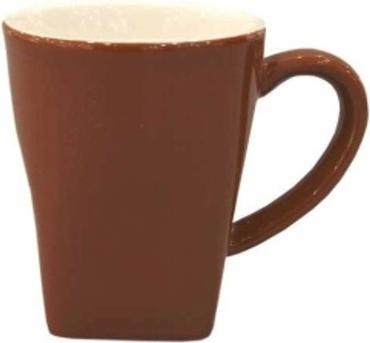 Art et Lumiere Porzellantasse Must 270 ml Braun Becher aus Porzellan Braun 270ml