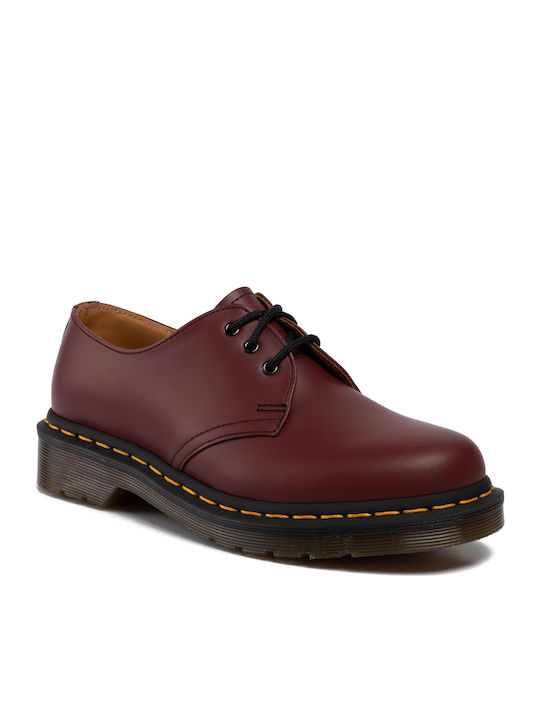 Dr. Martens 1461 Smooth Δερμάτινα Ανδρικά Casual Παπούτσια Cherry Red