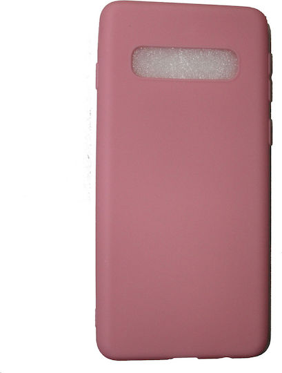 Back Cover Σιλικόνης 1.2mm Ροζ (Galaxy S10+)